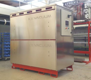 Ice Vacuum system for vacuum drying of leather in tanneries