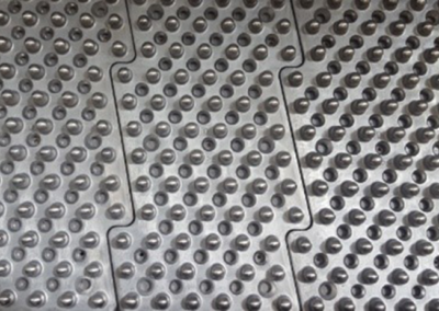 Metal pinplates for MecGiant stakign machine for leather tannery